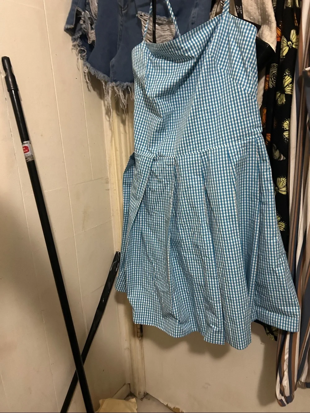 kate spade Blue and White Gingham Dress